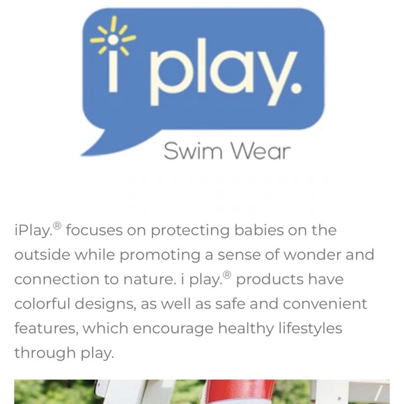 Iplay ( I play. )swim suit size 12 months EUC 💙⚓️❤️ - Picture 9 of 10